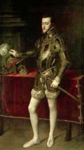 Philip II of Spain by Titian.